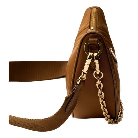 Prada Demi Lune Re-Nylon Crescent Shoulder Bag - Picture 4 of 7